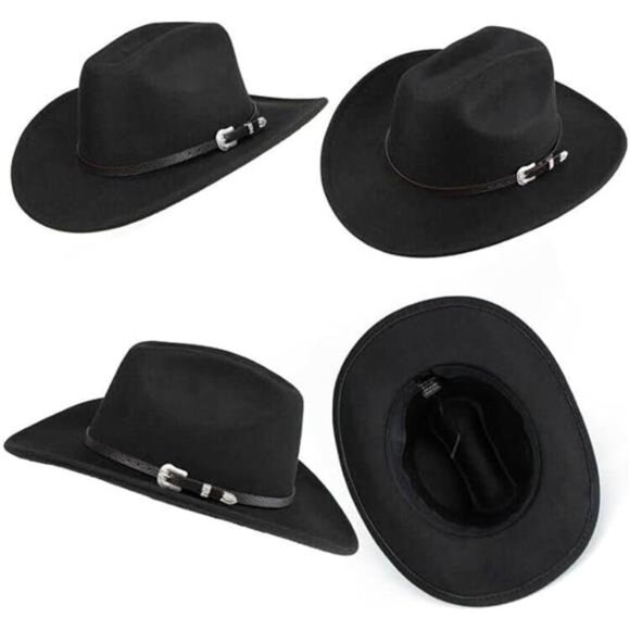 Western Cowboy Hat Classic Black - Picture 7 of 8